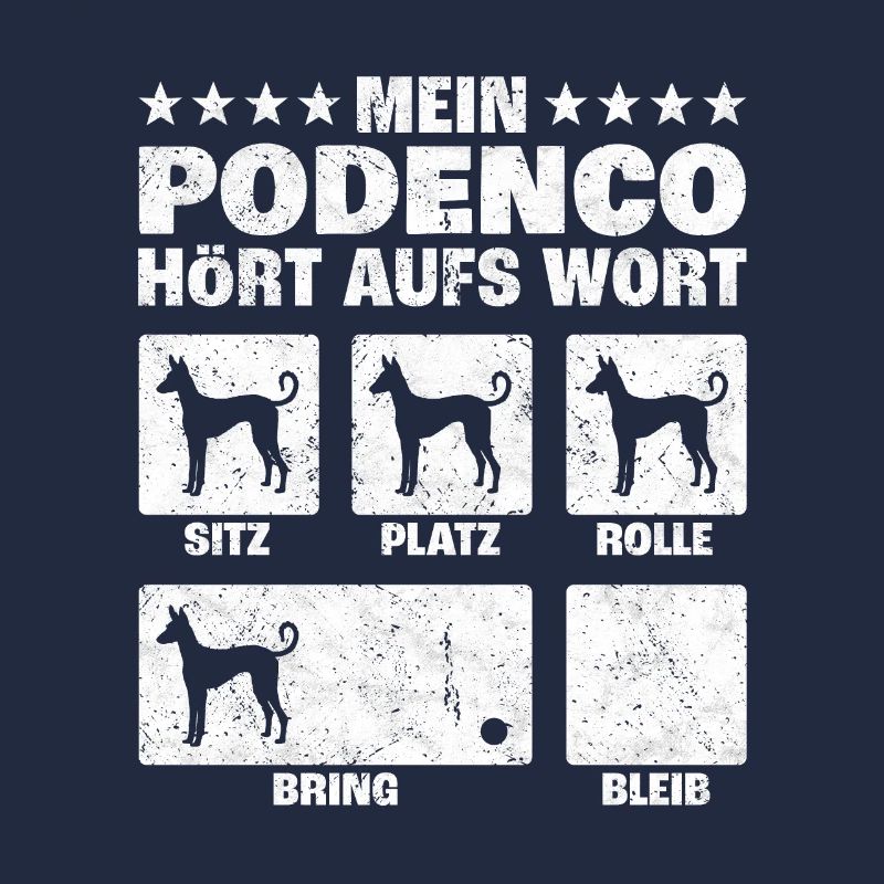 Podenco Hundetricks spanischer Jagdhund Geschenk