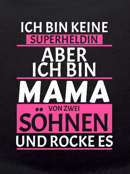 Mama von zwei Söhnen