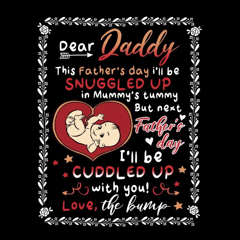 Dear Daddy The Bump Onesie Fathers Day