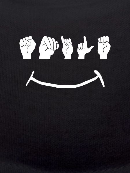 Sign language smile