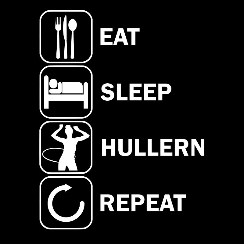 Eat Sleeping Hullers Hoop