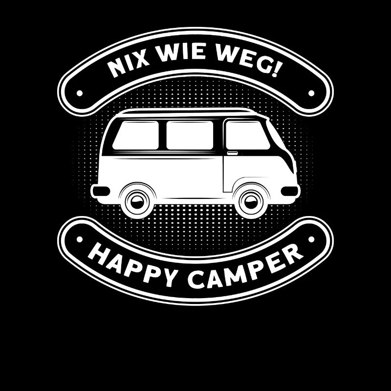 Nix Wie Weg Camper Camping Wohnwagen Geschenk