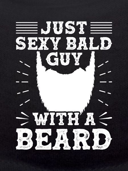 Bearded bald man