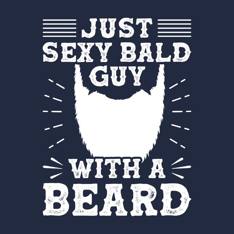 Bearded bald man