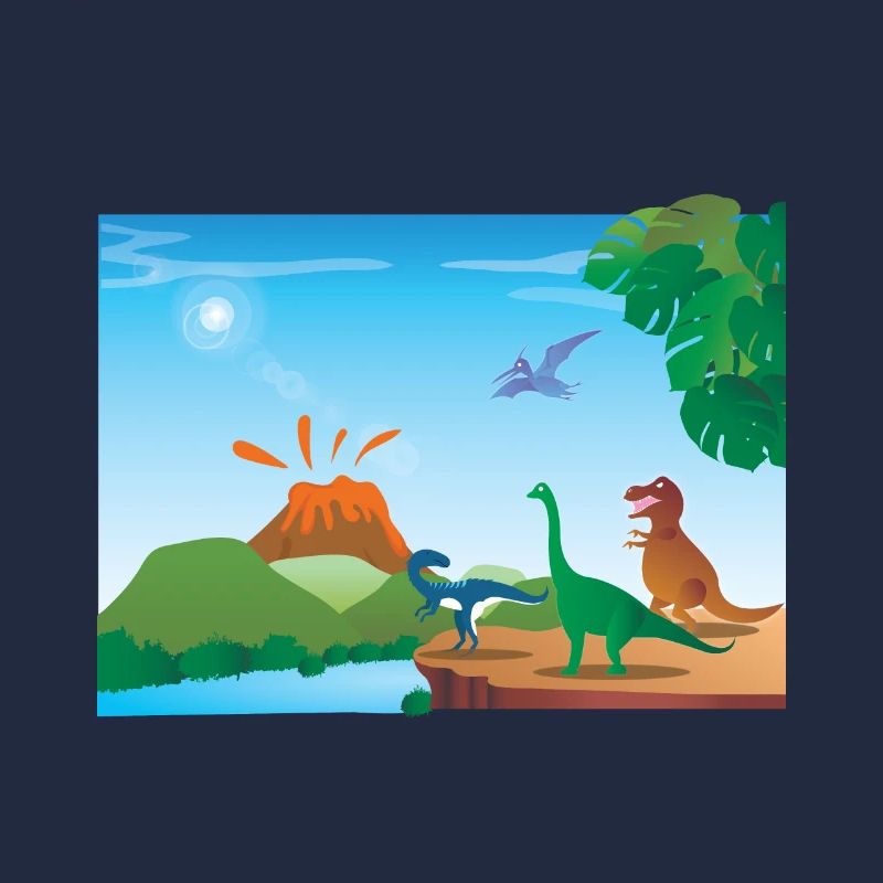 Dinosaurier-Vulkan