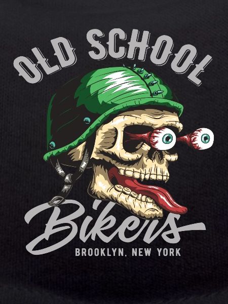 Oldschool Biker cool biker