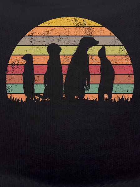Suricate | Retro suricate rétro cadeau