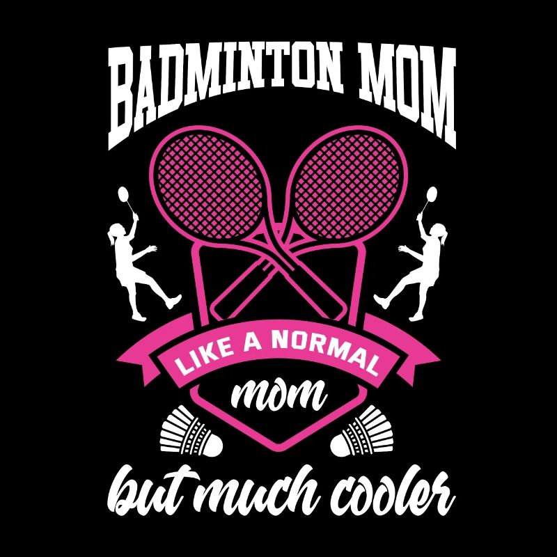 Badminton Mutter Federball Badmintonspieler