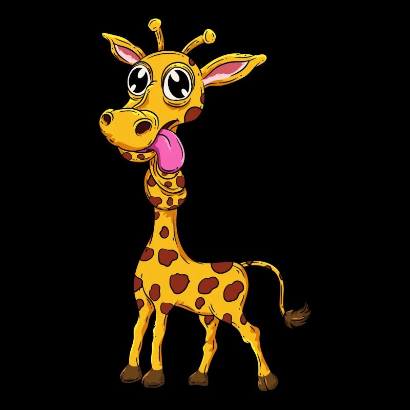 Lustige Giraffe