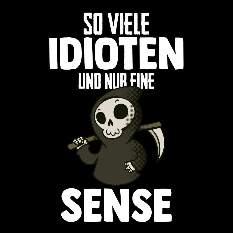 Sensenmann Lustiger Spruch