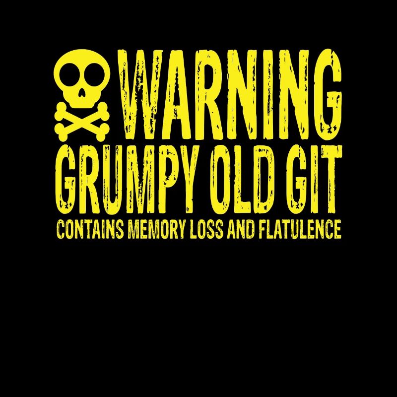 Warning Grumpy Old Git