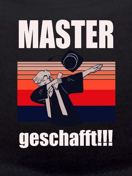 Master Geschafft Masterabschluss Geschenk