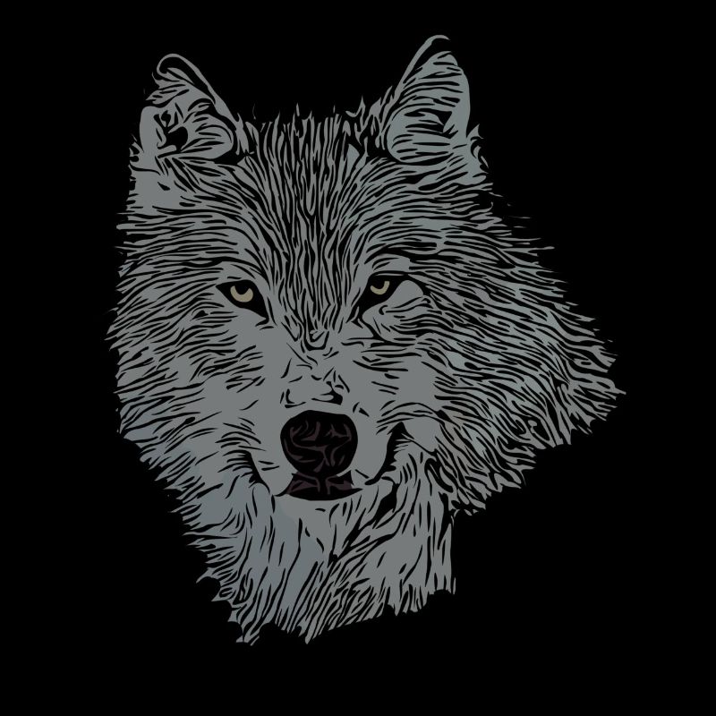 Wolf Tier Motiv
