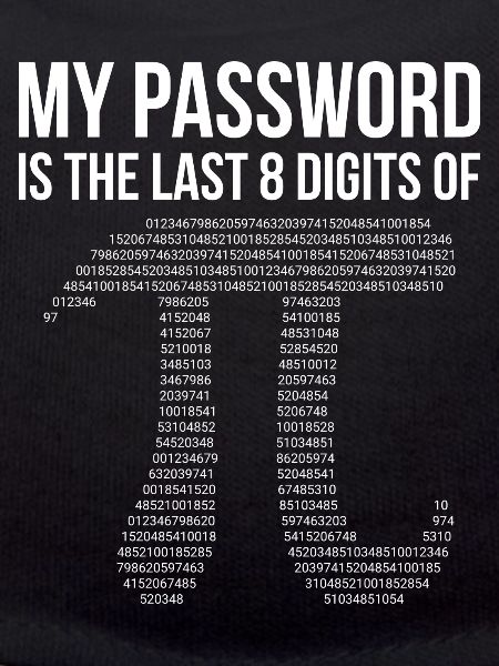 My password