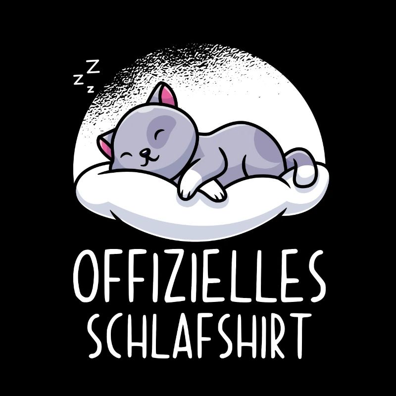 Offizielles Schlafshirt Katze