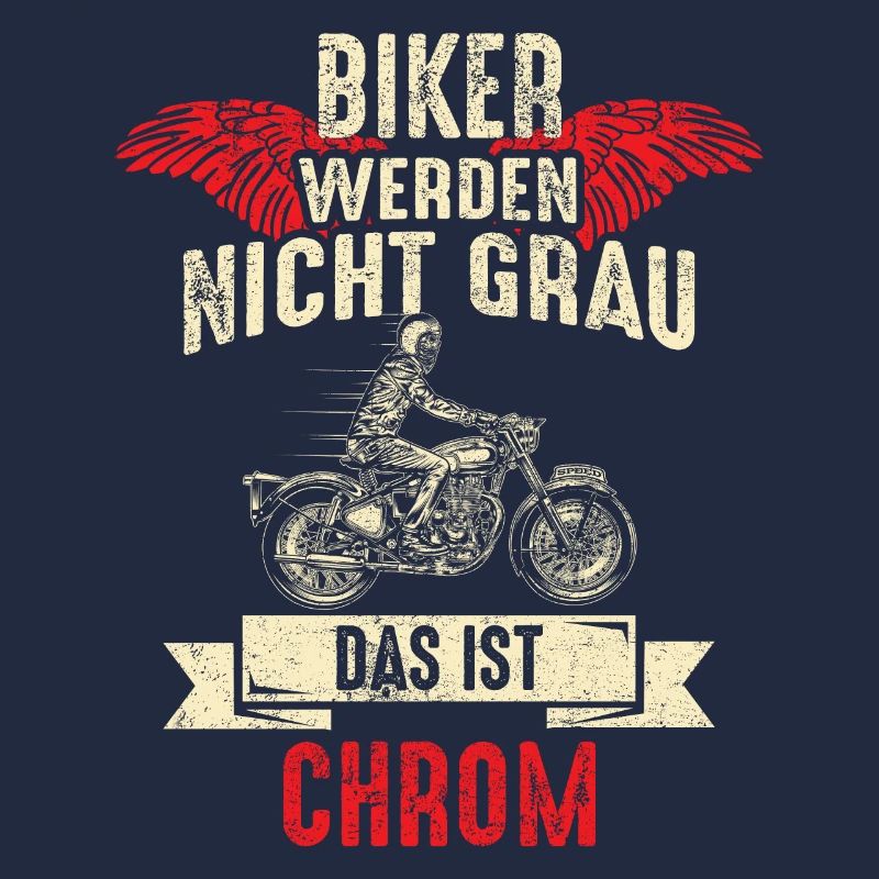 Biker Motorrad Motorradfahrer Geburtstag Retro