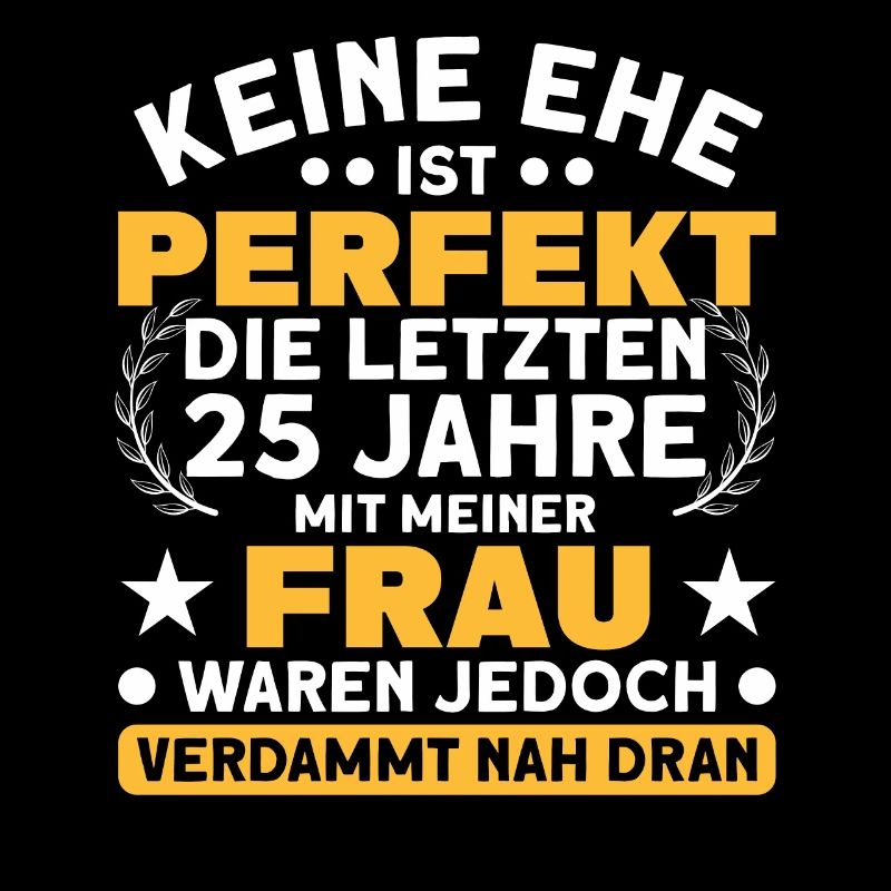 Ehepaar 25. Hochzeitstag Silberhochzeit