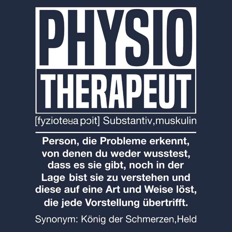 Physiotherapeut Superheld Definition Physio