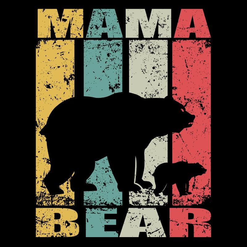 Maman Bear Bébé Progéniture Ours maman ours bébé ours