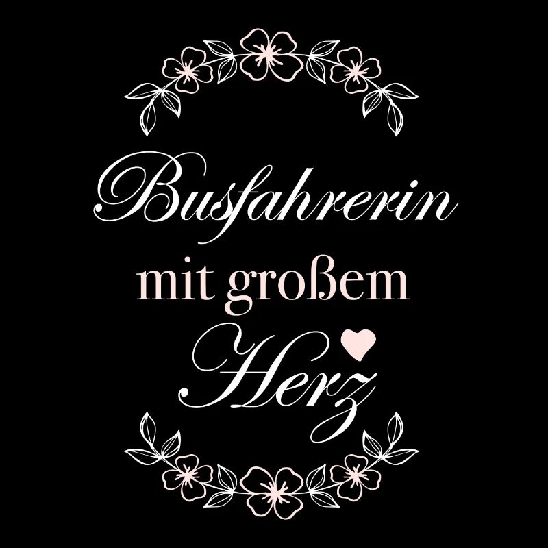 Geschenk Busfahrerin mit großem Herz
