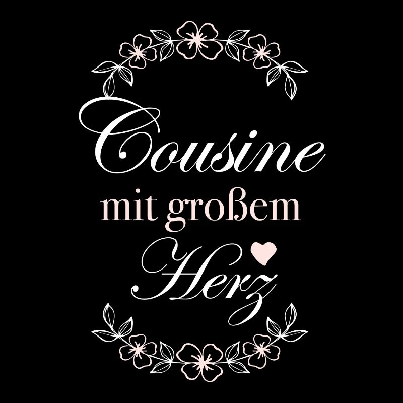 Geschenk Cousine mit großem Herz