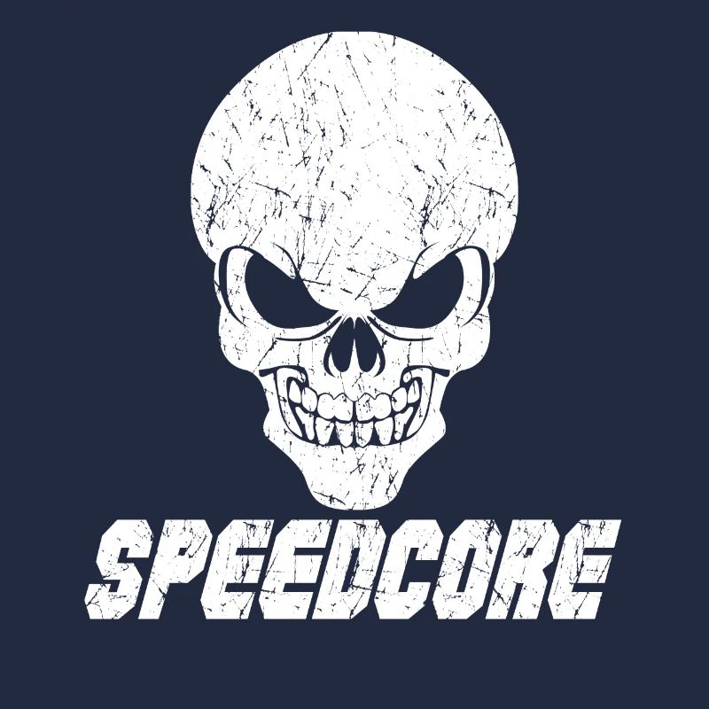 Speedcore Crâne de mort Techno