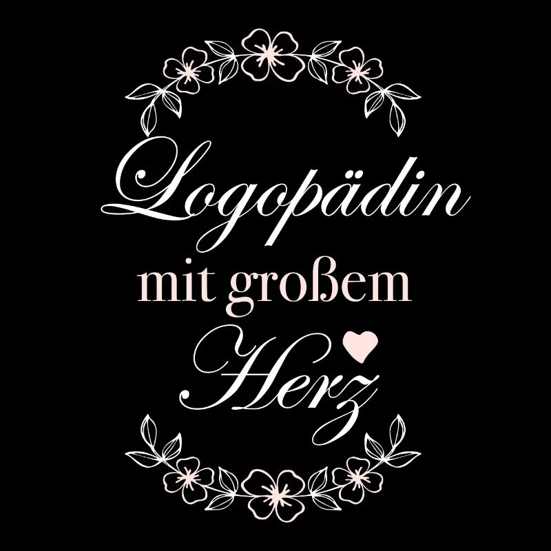 Geschenk Logopädin mit großem Herz