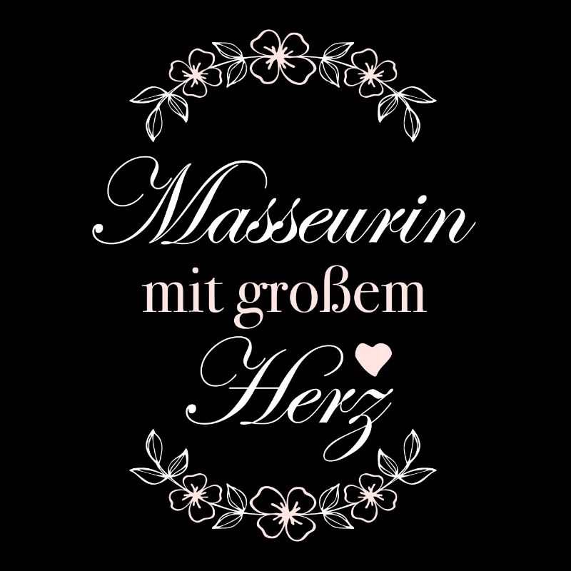 Geschenk Masseurin mit großem Herz
