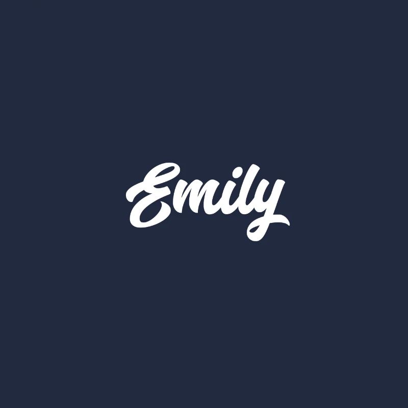 Emily Custom Text Geburtstagsname