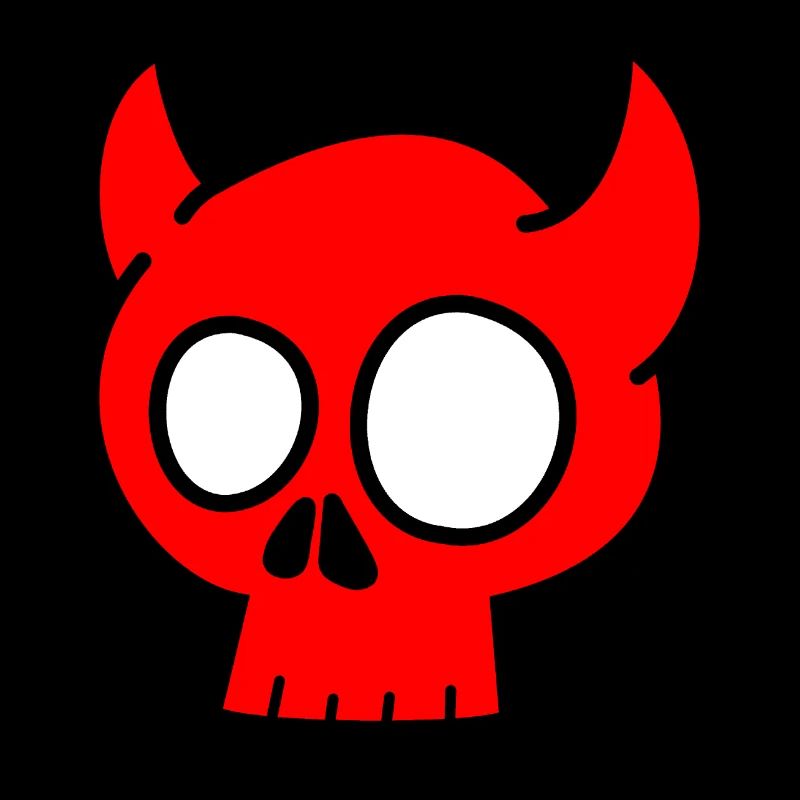 Skull Horns Skull