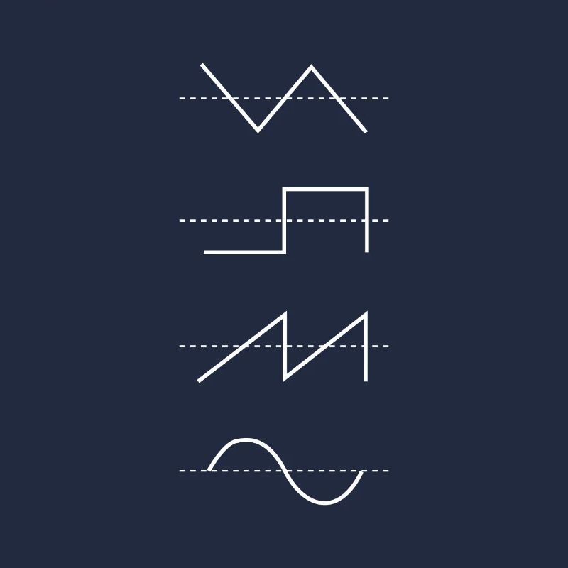 Synthesizer Techno Waveform Synth Nerd