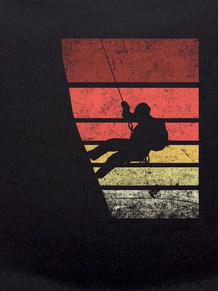 Climbing Retro Silhouette