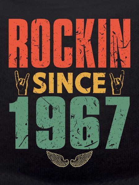 Birthday 1967 Spruch Rock