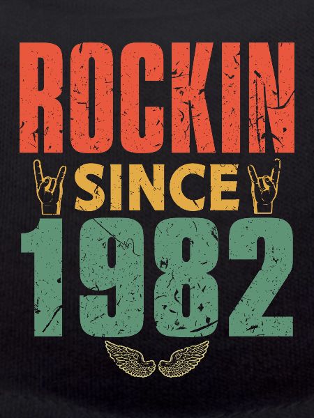 Birthday 1982 Spruch Rock