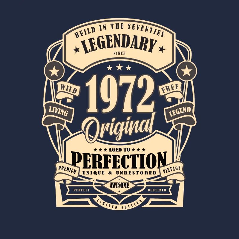 1972 Birthday Gift Myth Legend Original