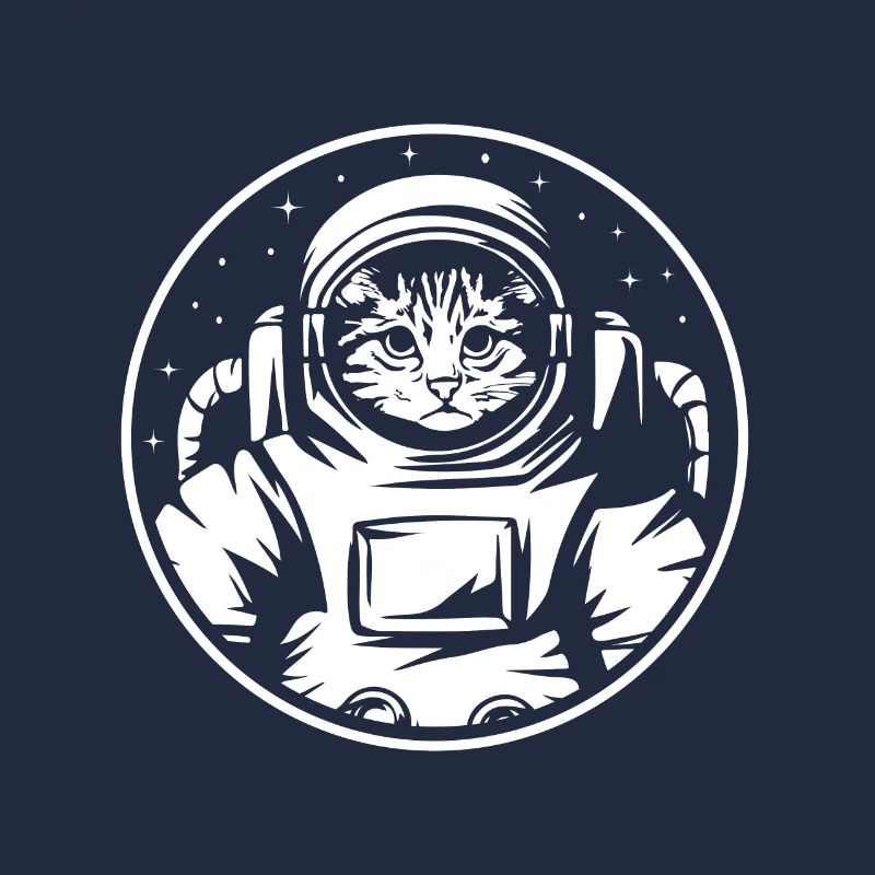 Astronaute Cat Space Espace Catronaut Espace Chat