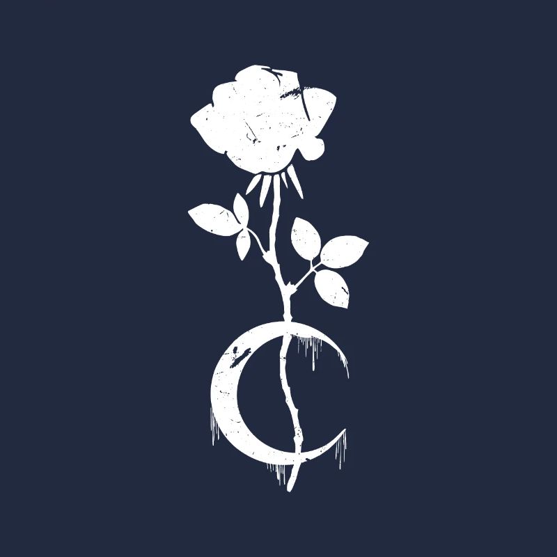 Okkult Mond Rose Gothic
