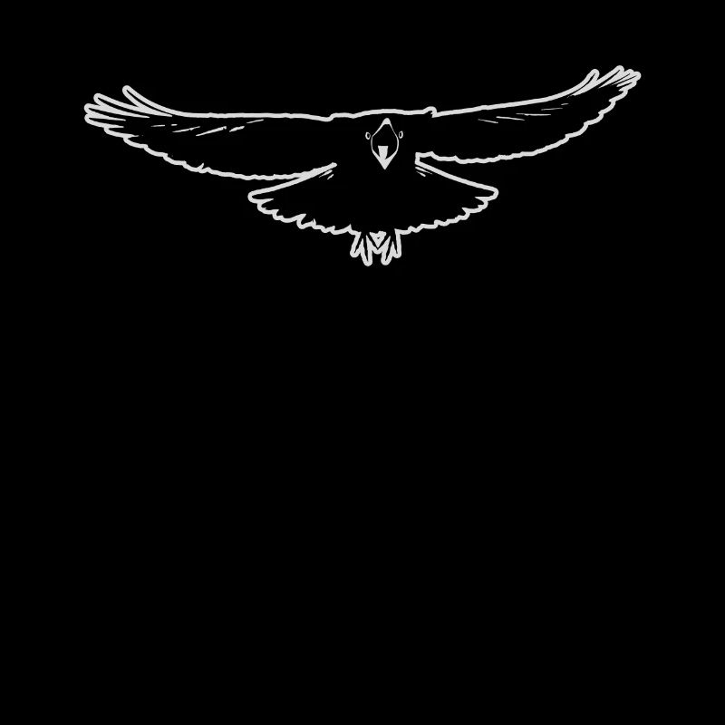 Crow Raven Ravens Odin Viking Fans Gift