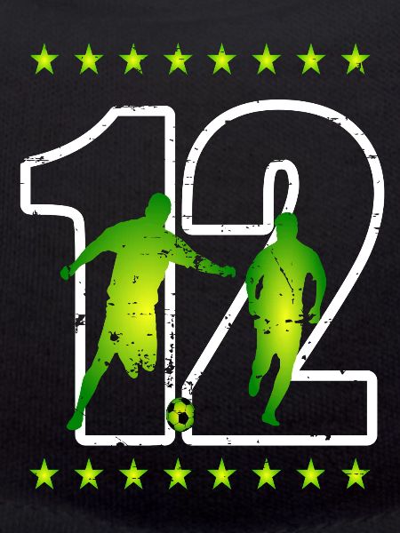 Football jersey number 12