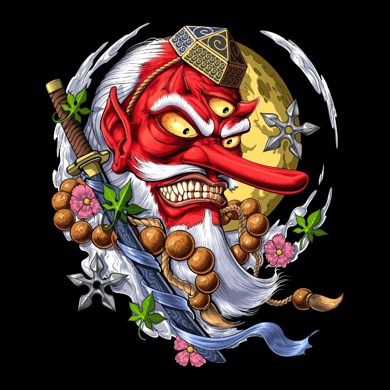 Japanischer Dämon Tengu