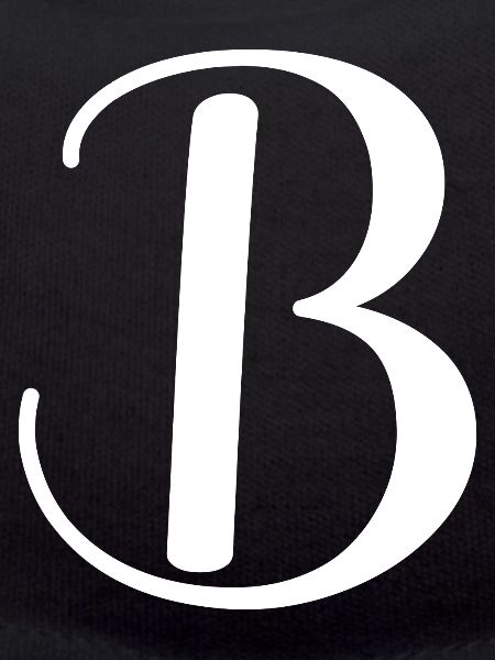 Calligraphie, initiale B