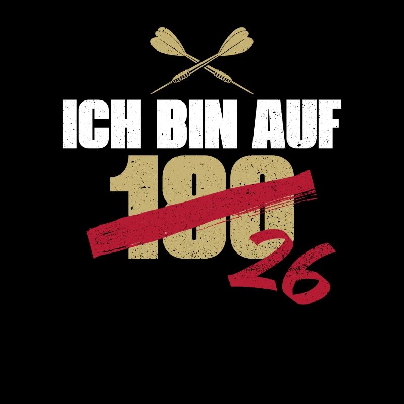Ich Bin Auf 26 - Dartspieler Dart Dartscheibe
