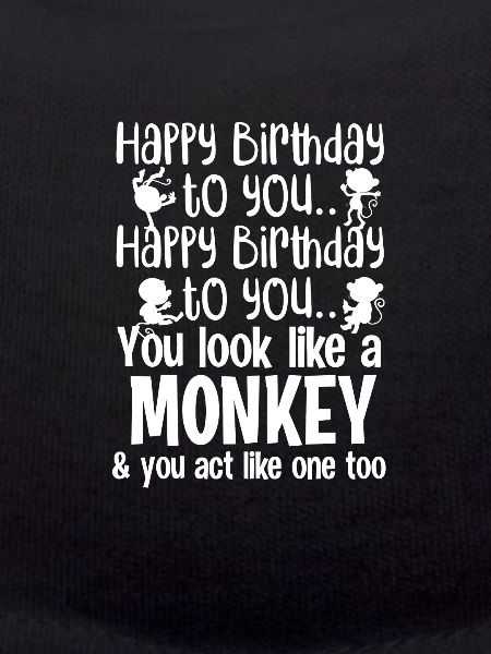 Monkey Birthday Monkey Gift