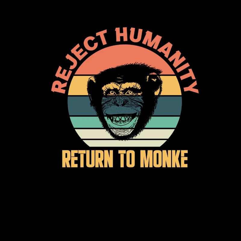 Affe Evolution Menschenaffen Affen Geschenk