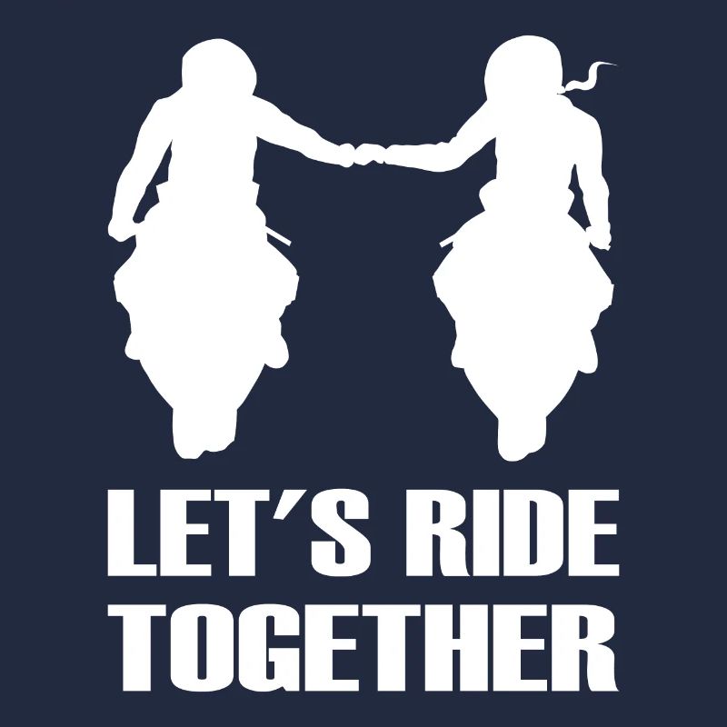 Bikercouple Let's ride together Motorcycle Couples