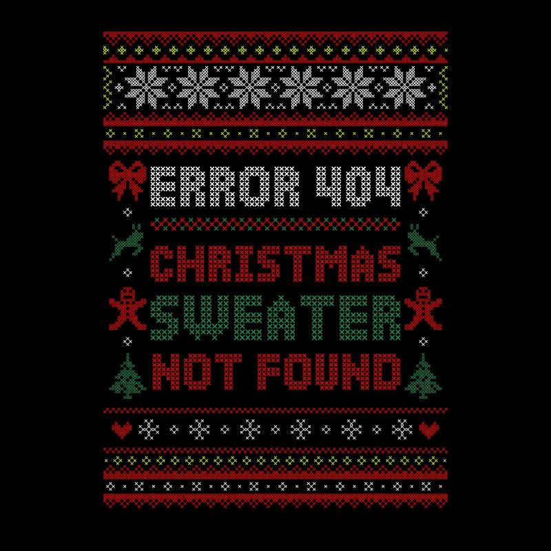Error 404 - Christmas Sweater not found