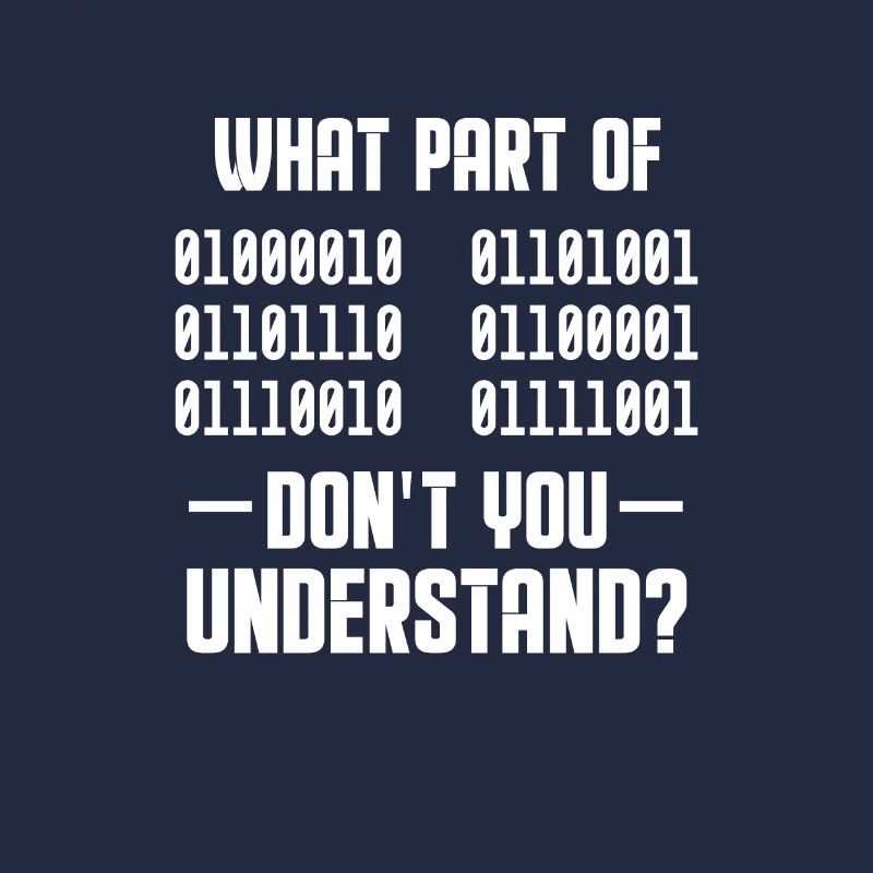 Binär Code Programmierer Coder Geschenk