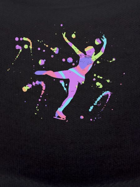Eisläufer Eiskunstlauf Silhouette