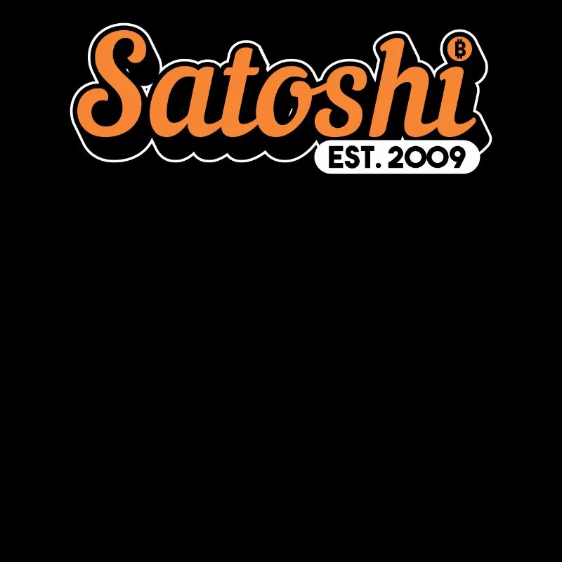 Satoshi est. 2009 | Bitcoin zum Mond Krypto