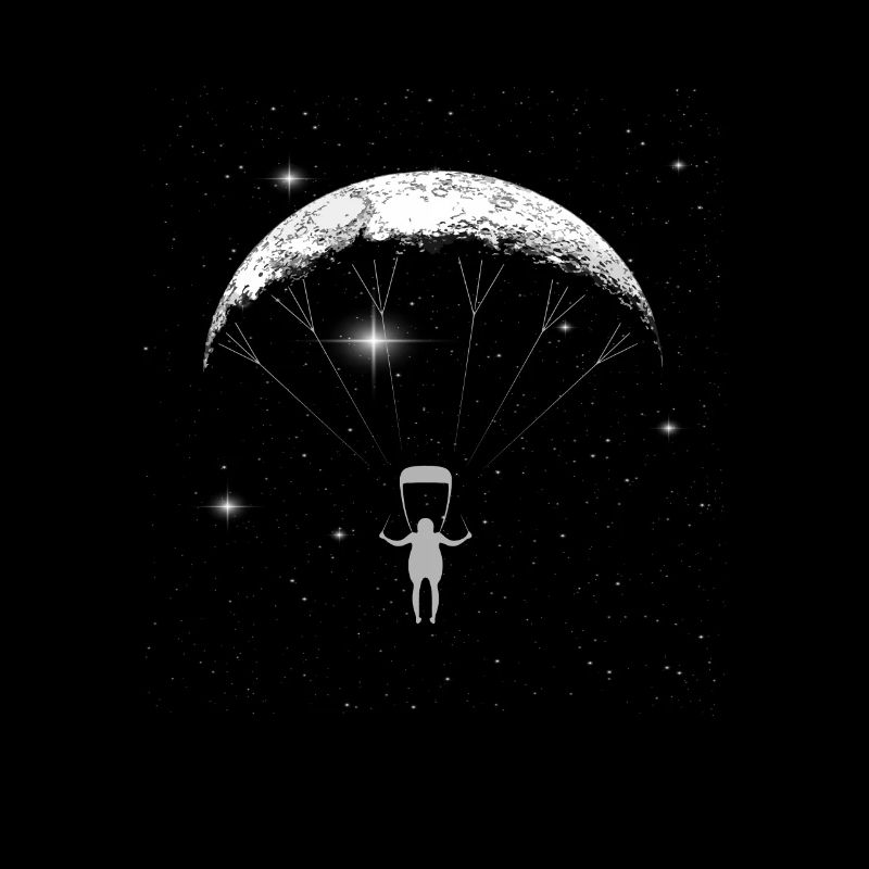 Paraglider Lune Espace Parapente Cresent Lune